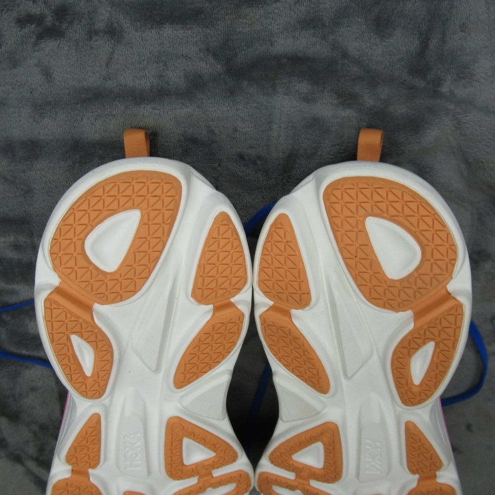 Hoka Womens 9/9.5B Running Shoes  Blue Bondi 8 Chunky Lightweight Mismatch READ - Picture 16 of 16